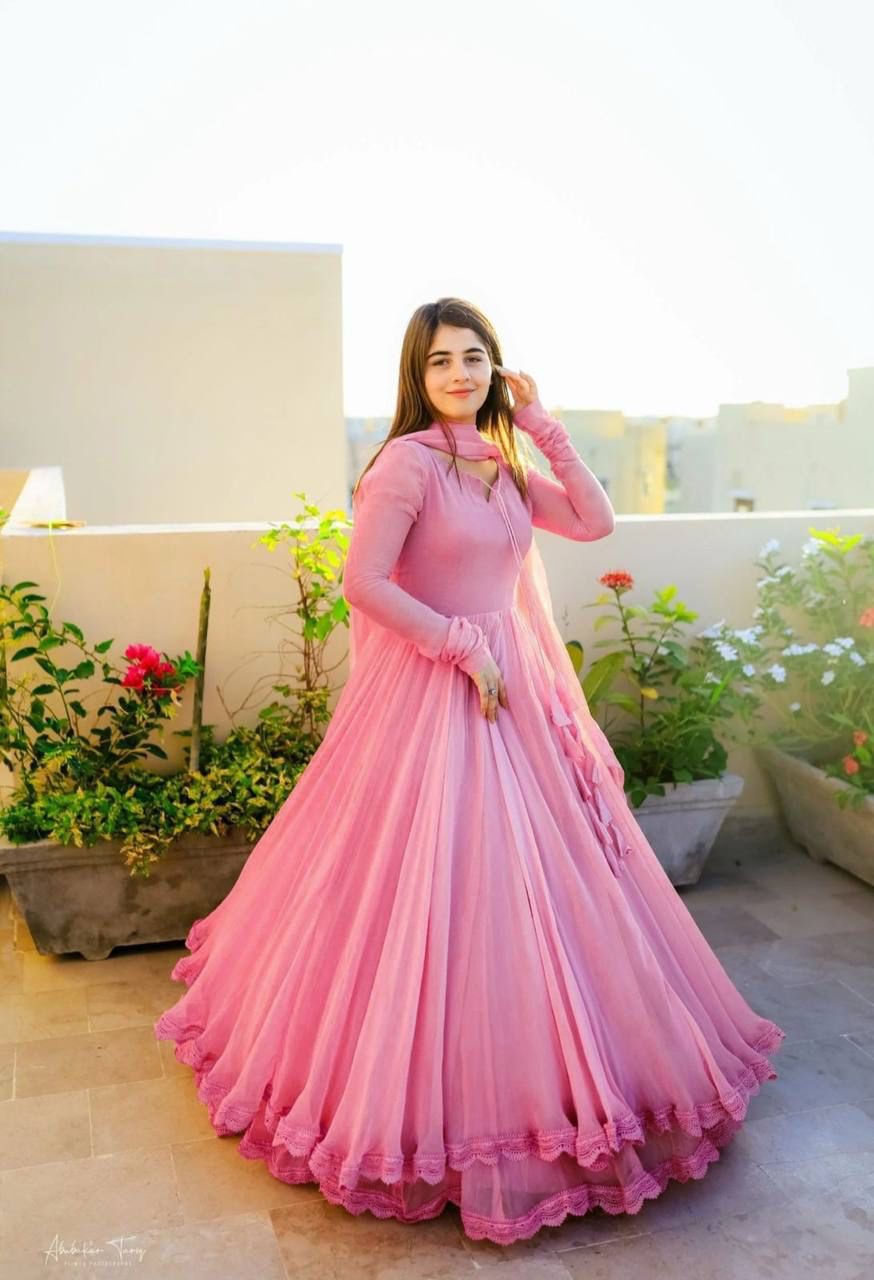 Ready To Wear anarkali Full Flair gown for wedding Festival partywear