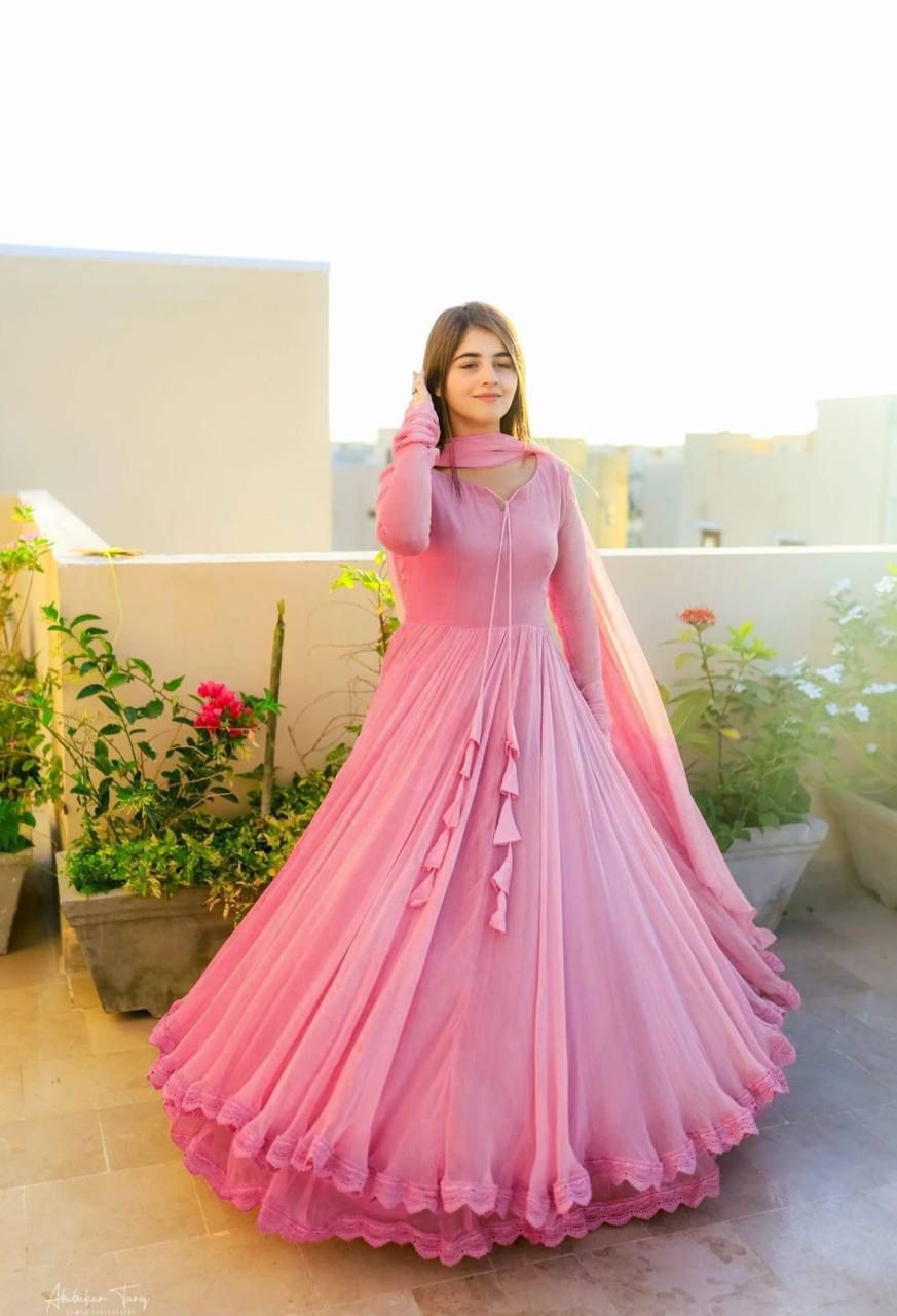 Ready To Wear anarkali Full Flair gown for wedding Festival partywear