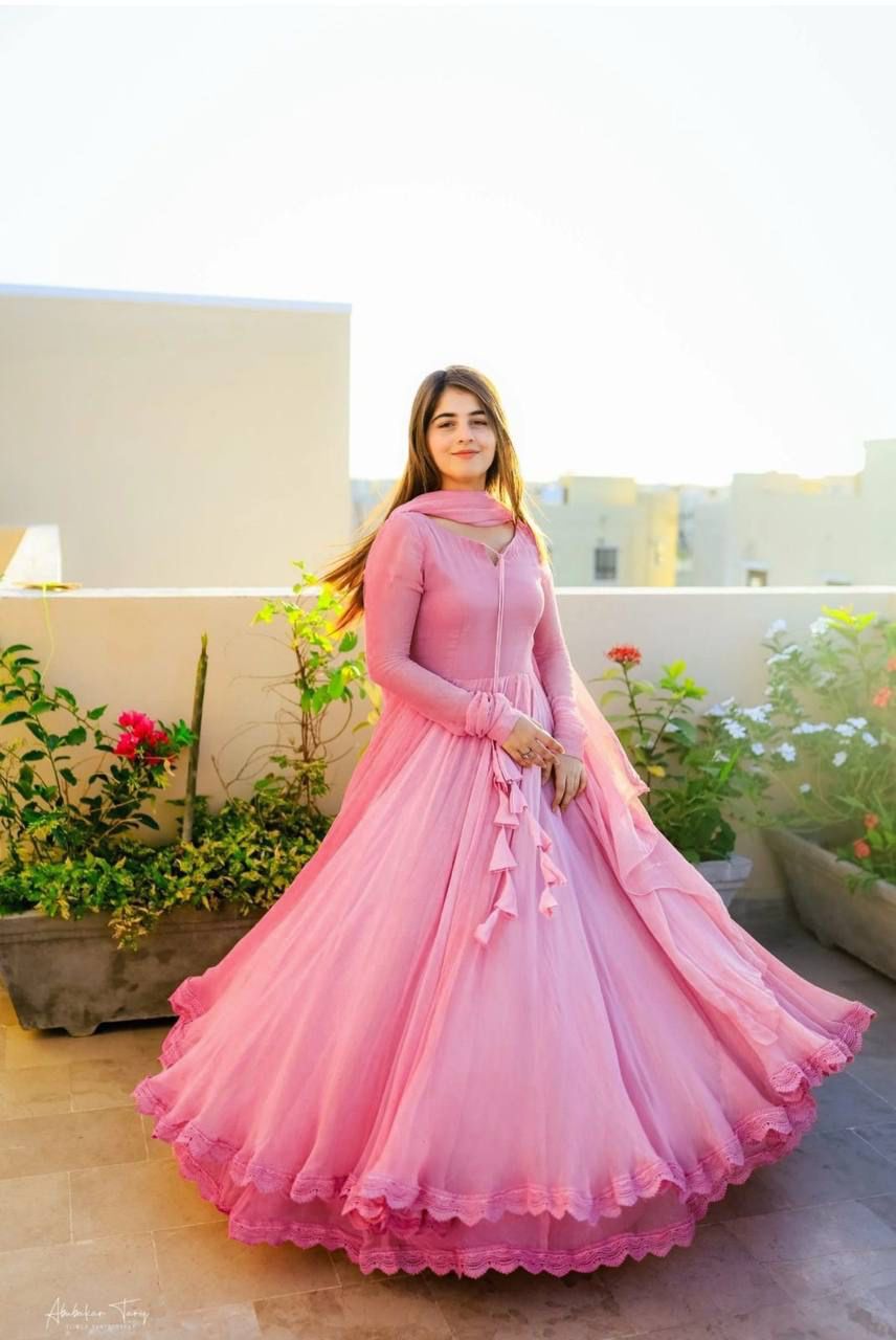 Ready To Wear anarkali Full Flair gown for wedding Festival partywear