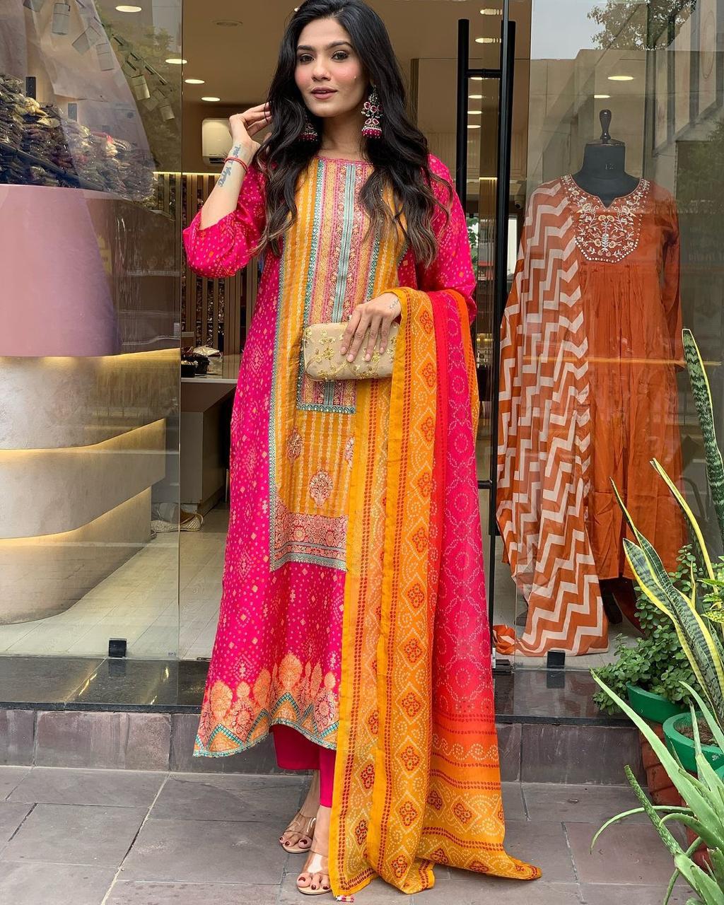 Indian Festival wedding partywear salwar kameez dress