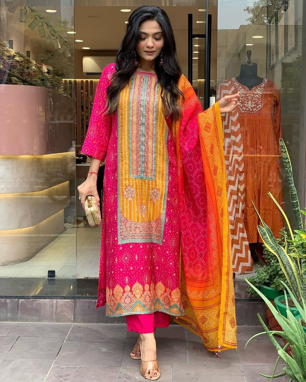Indian Festival wedding partywear salwar kameez dress