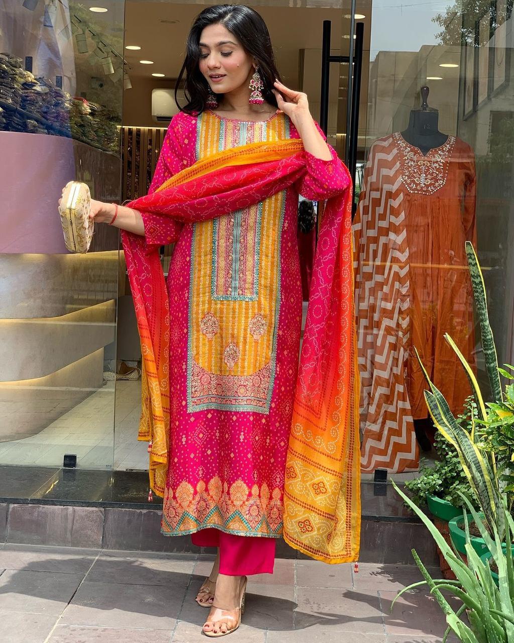 Indian Festival wedding partywear salwar kameez dress