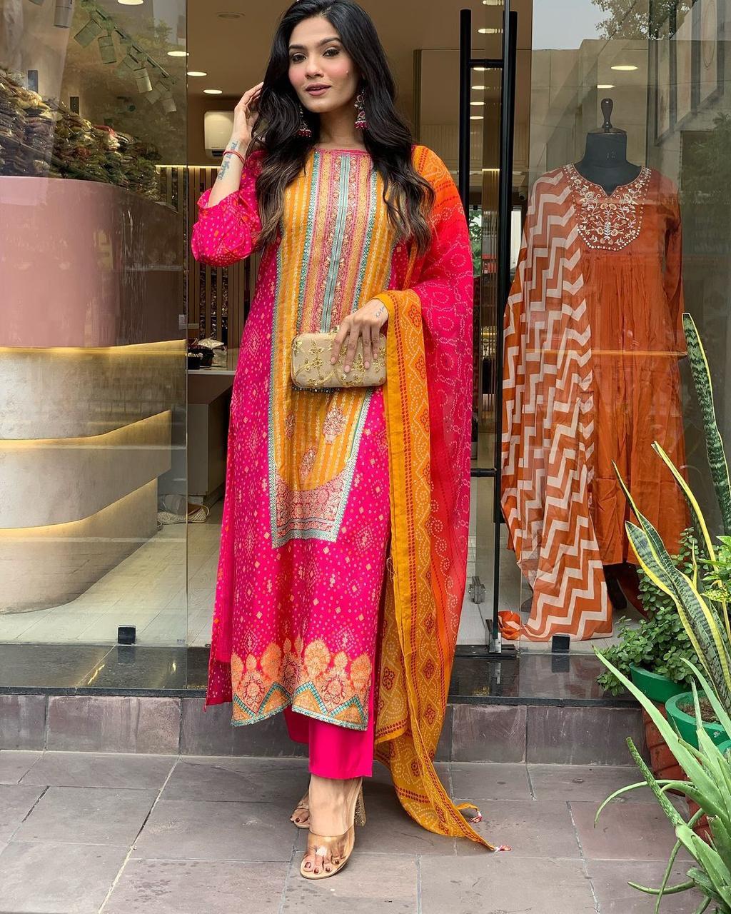 Indian Festival wedding partywear salwar kameez dress