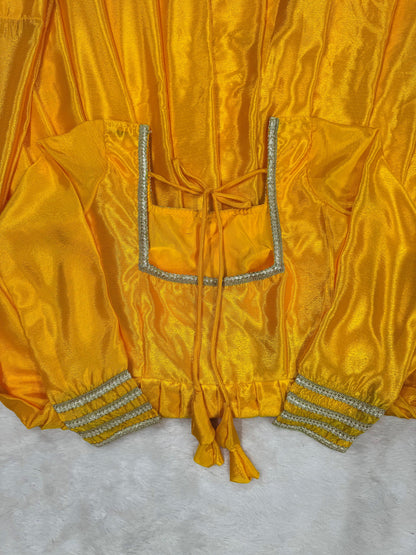 Haldi Anarkali Full Flair Readymade Indian wedding Festival partywear salwar kameez dress