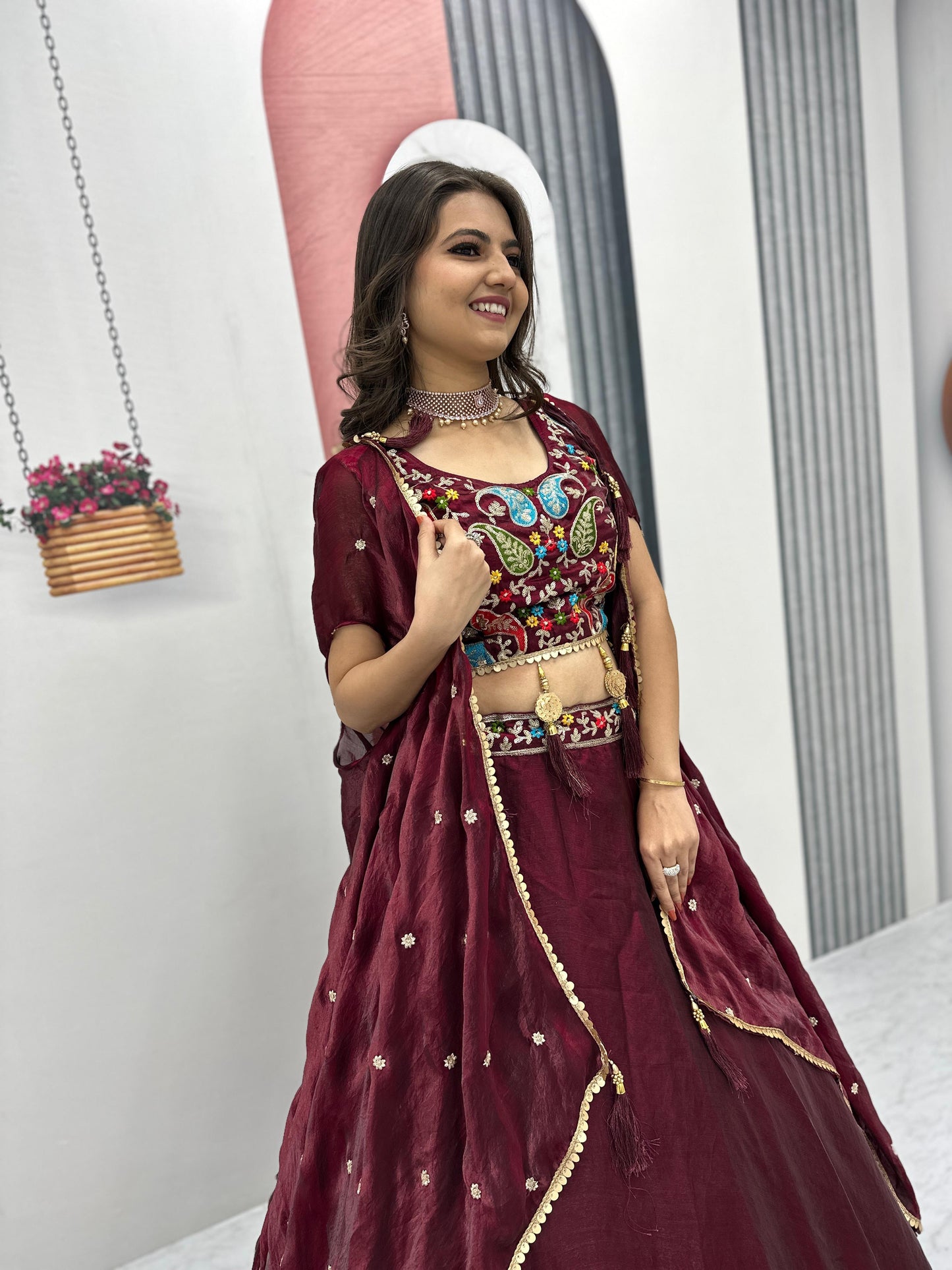 Premium Wedding Indian lehenga choli with Dupatta stitched Festival partywear dress