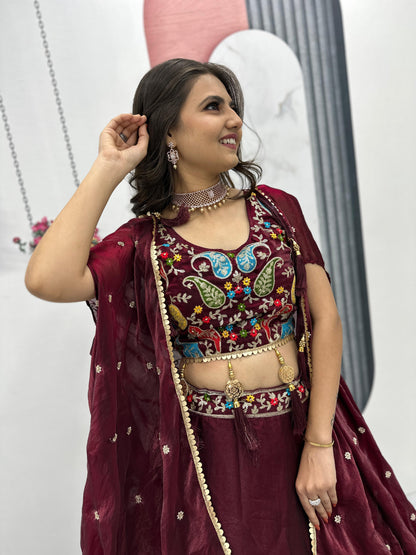 Premium Wedding Indian lehenga choli with Dupatta stitched Festival partywear dress
