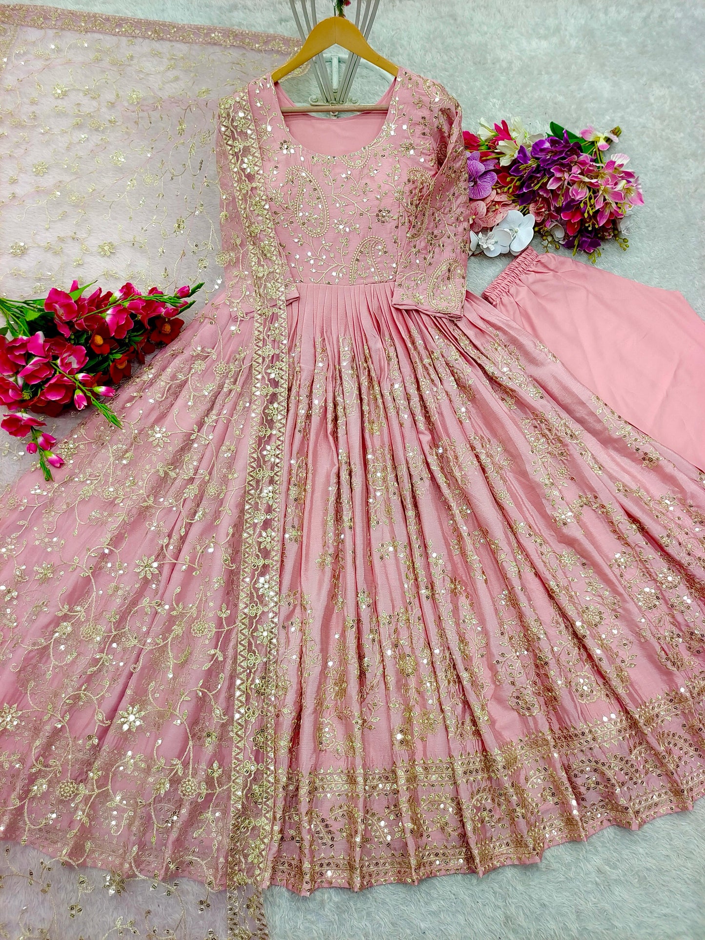 Premium Readymade Festival wedding partywear salwar kameez suit set stitched