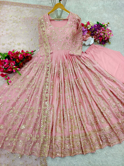 Premium Readymade Festival wedding partywear salwar kameez suit set stitched