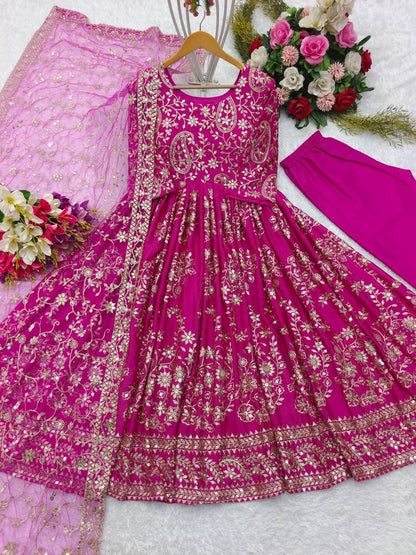 Premium Readymade Festival wedding partywear salwar kameez suit set stitched