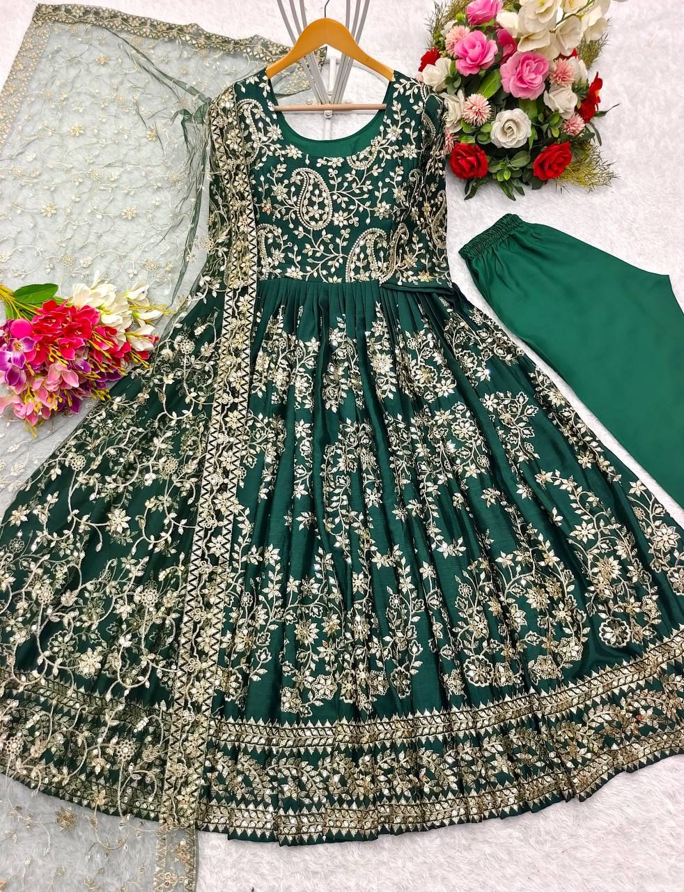 Premium Readymade Festival wedding partywear salwar kameez suit set stitched