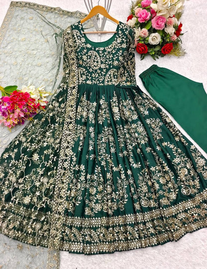 Premium Readymade Festival wedding partywear salwar kameez suit set stitched