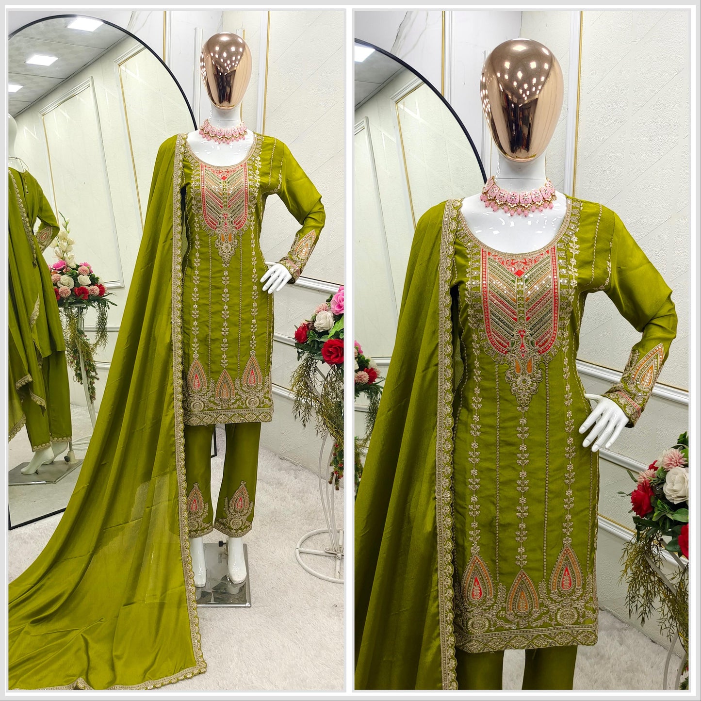 Readymade Indian wedding Festival partywear salwar kameez Designer dress