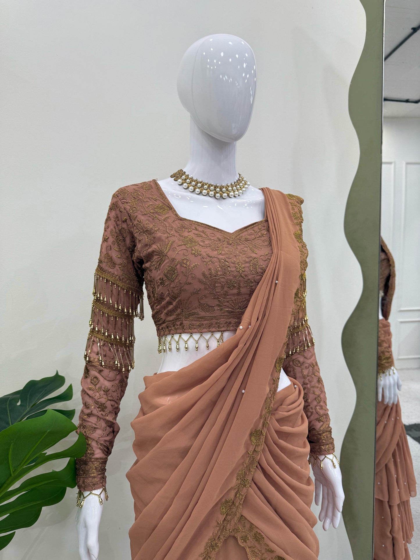 Indowestern premium Wedding Festival partywear lehenga saree
