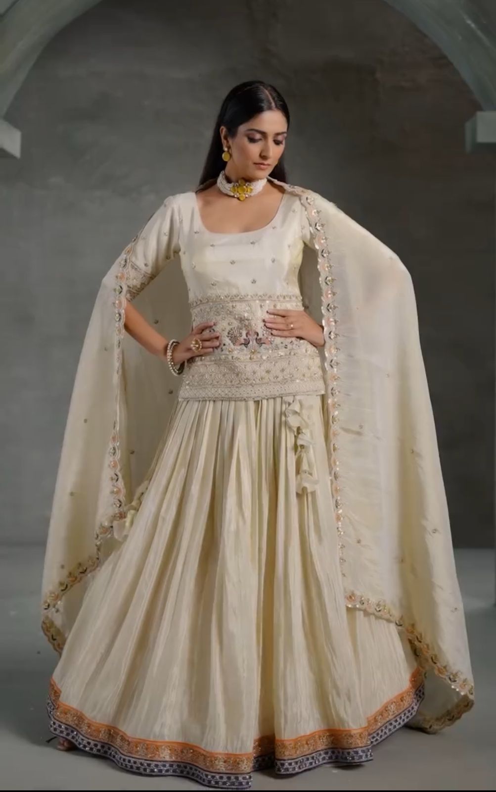 Ready To Wear premium Designer Festival wedding partywear Top Lehenga With Dupatta