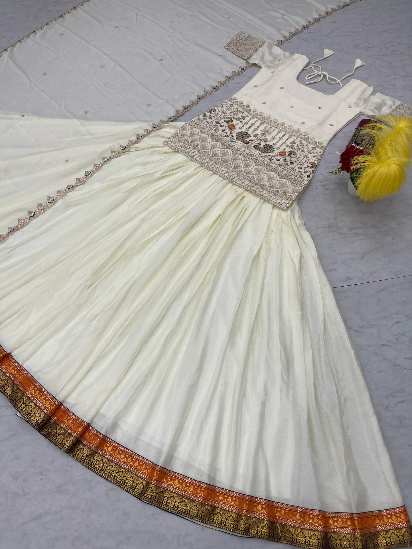 Ready To Wear premium Designer Festival wedding partywear Top Lehenga With Dupatta