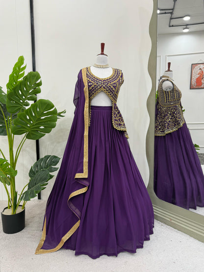 Premium Ready To Wear Wedding Festival partywear Top Lehenga With Dupatta