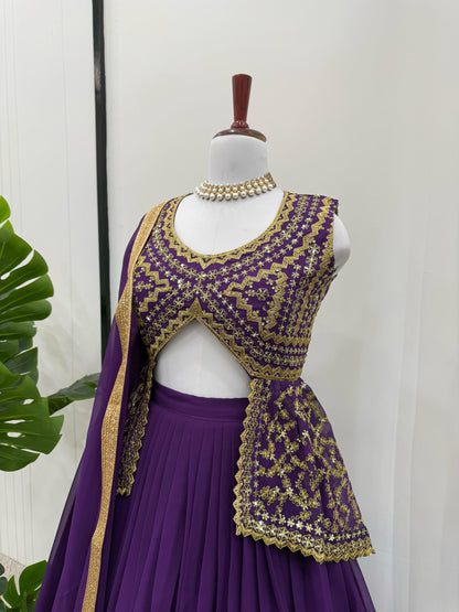 Premium Ready To Wear Wedding Festival partywear Top Lehenga With Dupatta