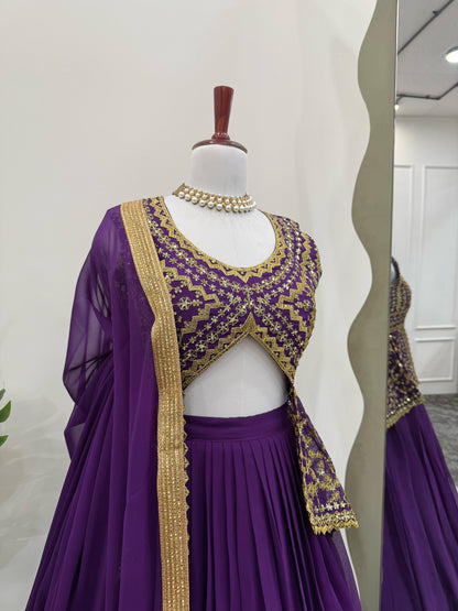 Premium Ready To Wear Wedding Festival partywear Top Lehenga With Dupatta