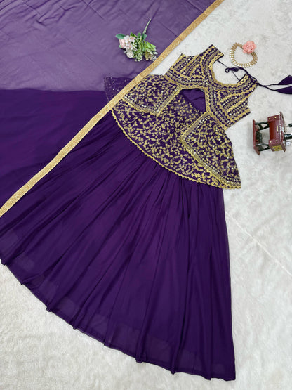 Premium Ready To Wear Wedding Festival partywear Top Lehenga With Dupatta