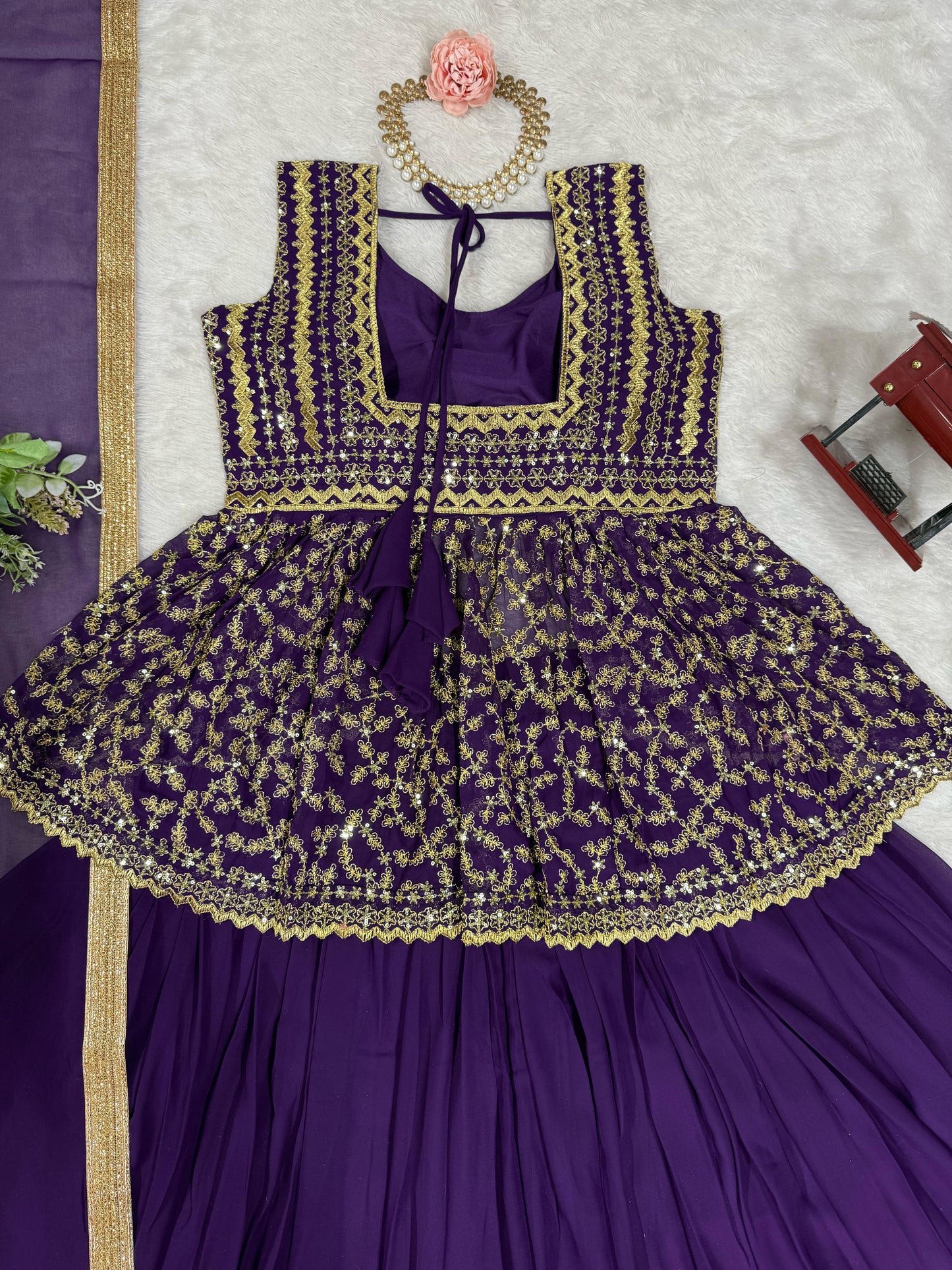 Premium Ready To Wear Wedding Festival partywear Top Lehenga With Dupatta