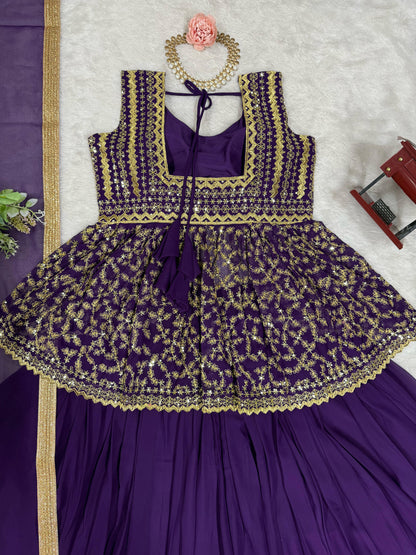 Premium Ready To Wear Wedding Festival partywear Top Lehenga With Dupatta