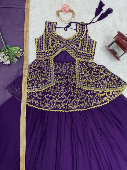 Premium Ready To Wear Wedding Festival partywear Top Lehenga With Dupatta