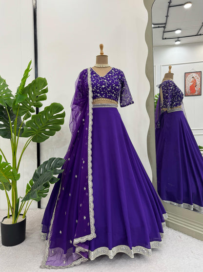 Premium Bollywood wedding Festival partywear lehenga choli with Dupatta