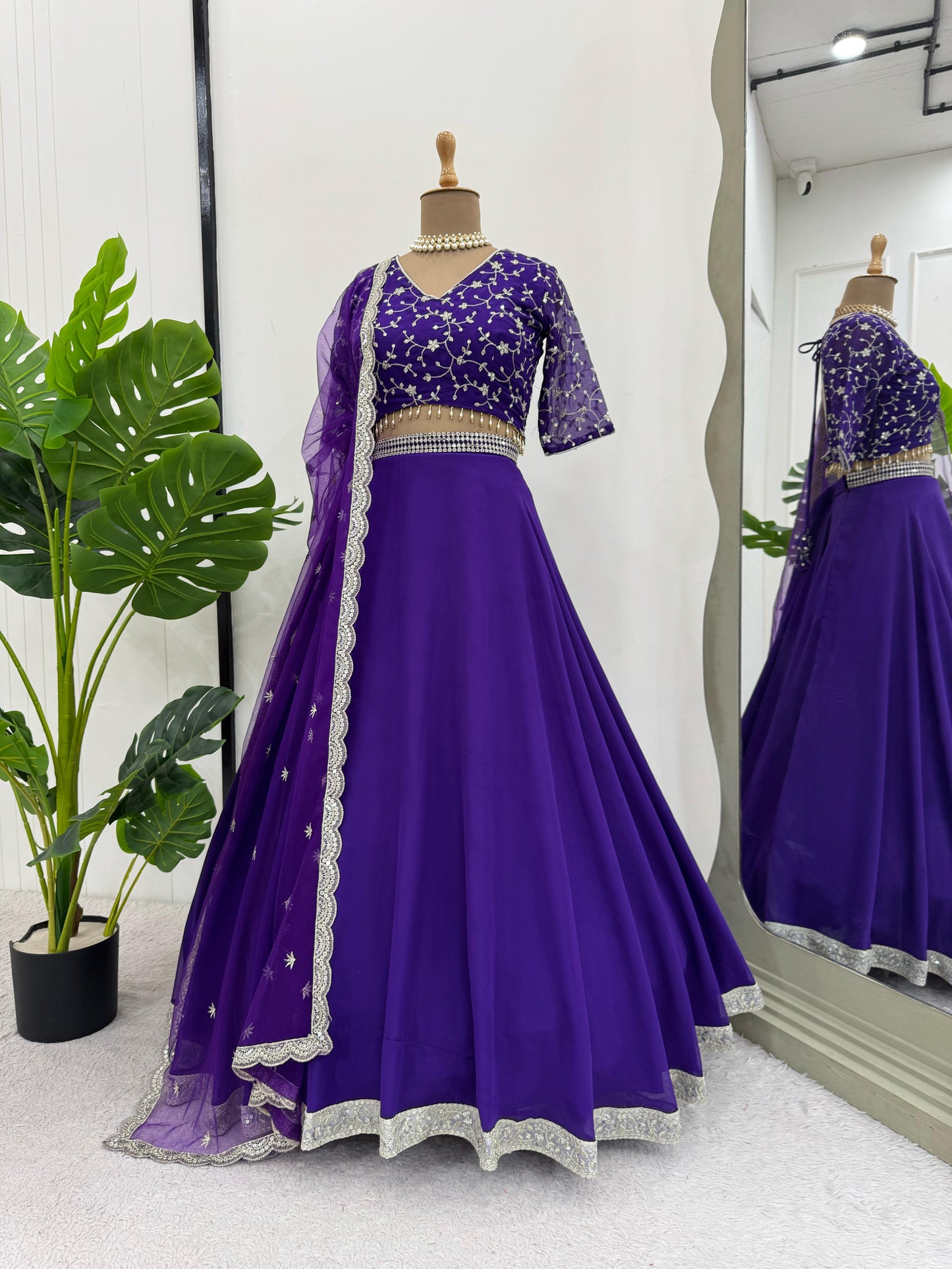 Premium Bollywood wedding Festival partywear lehenga choli with Dupatta