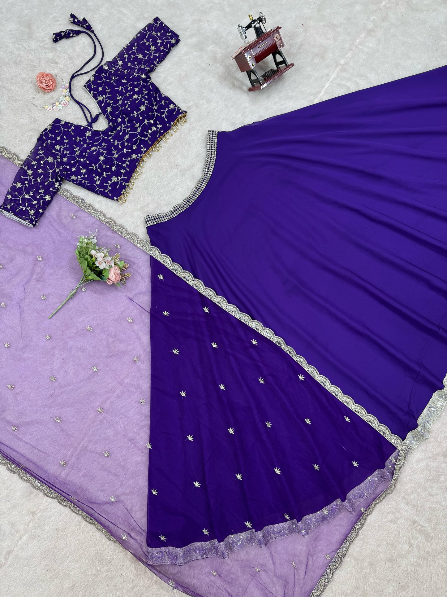 Premium Bollywood wedding Festival partywear lehenga choli with Dupatta