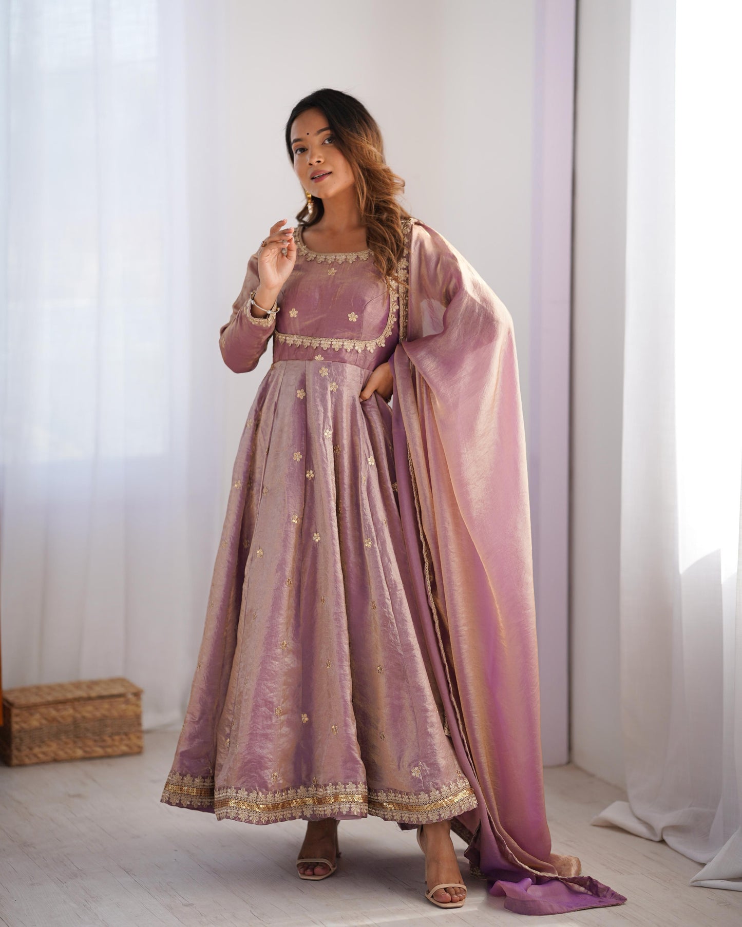Anarkali Full Flair Readymade Indian wedding Festival partywear salwar kameez dress