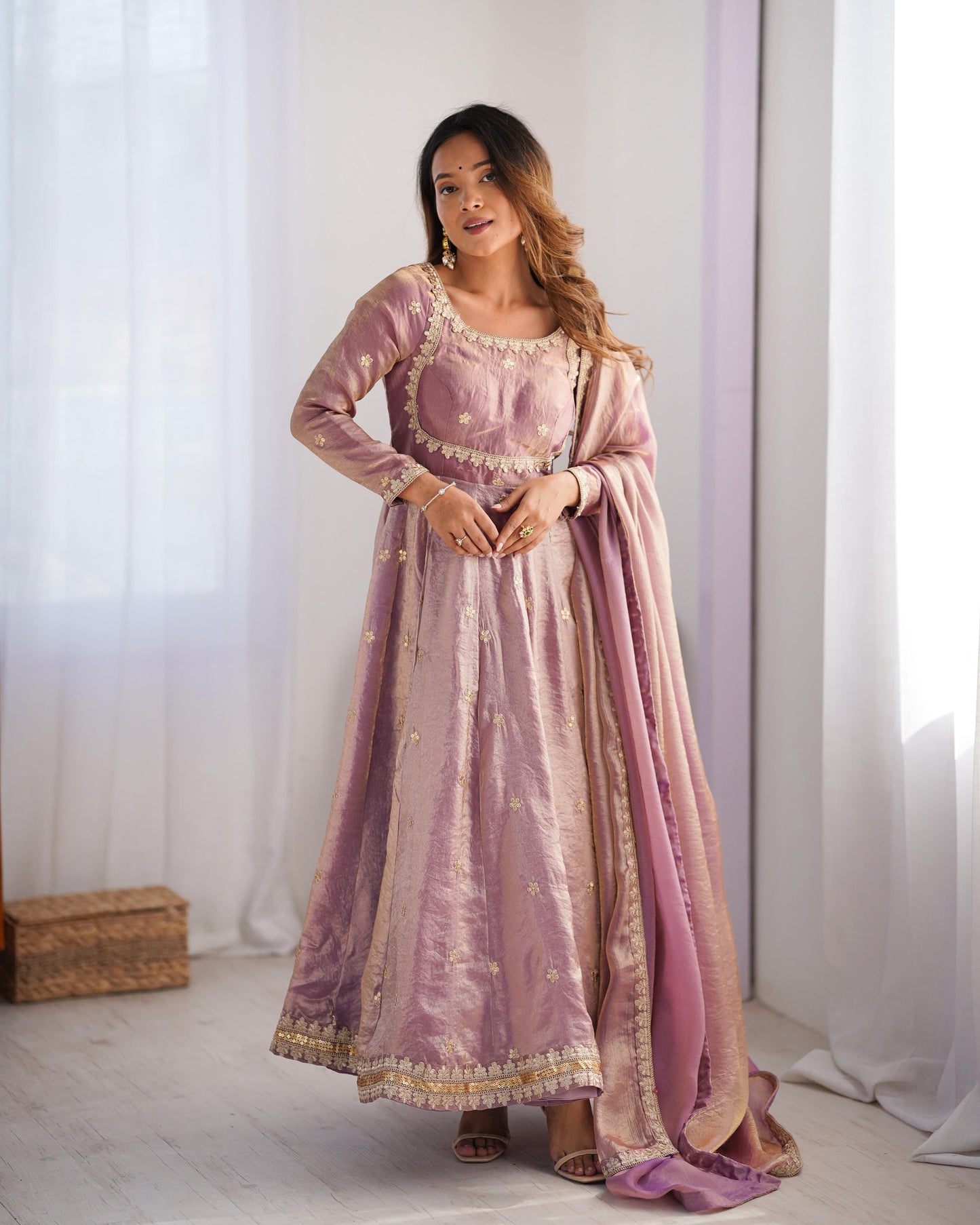 Anarkali Full Flair Readymade Indian wedding Festival partywear salwar kameez dress