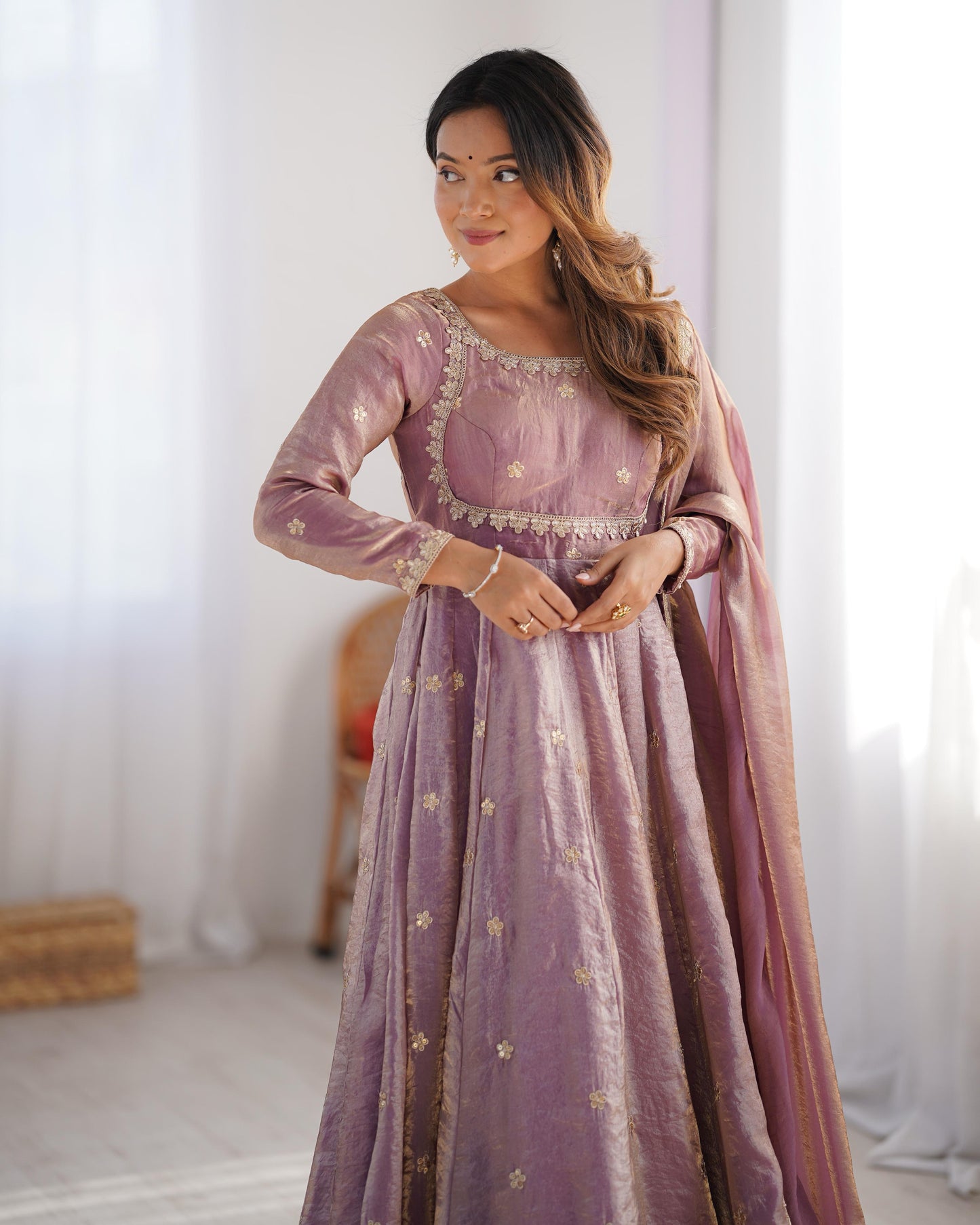 Anarkali Full Flair Readymade Indian wedding Festival partywear salwar kameez dress