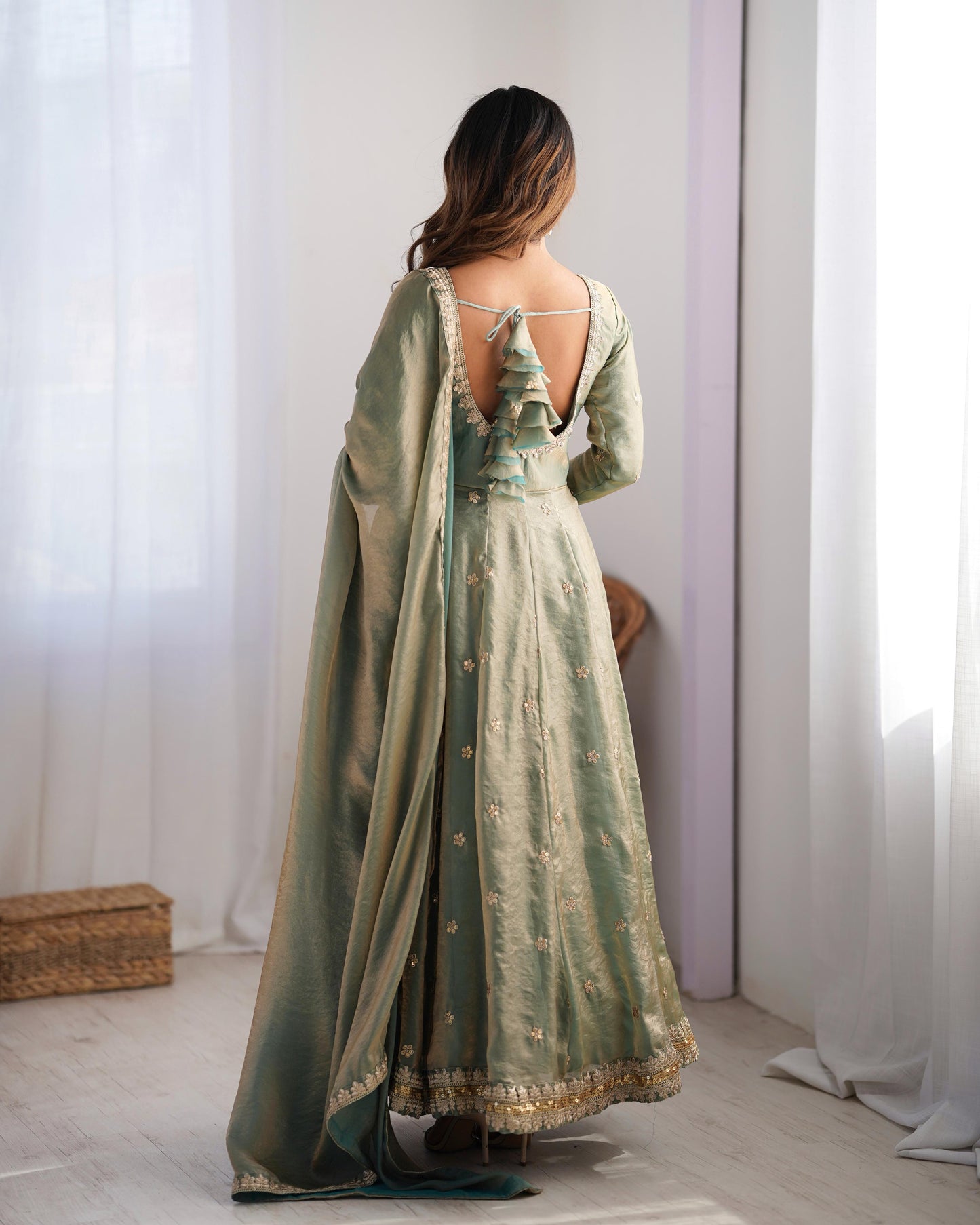 Anarkali Full Flair Readymade Indian wedding Festival partywear salwar kameez dress
