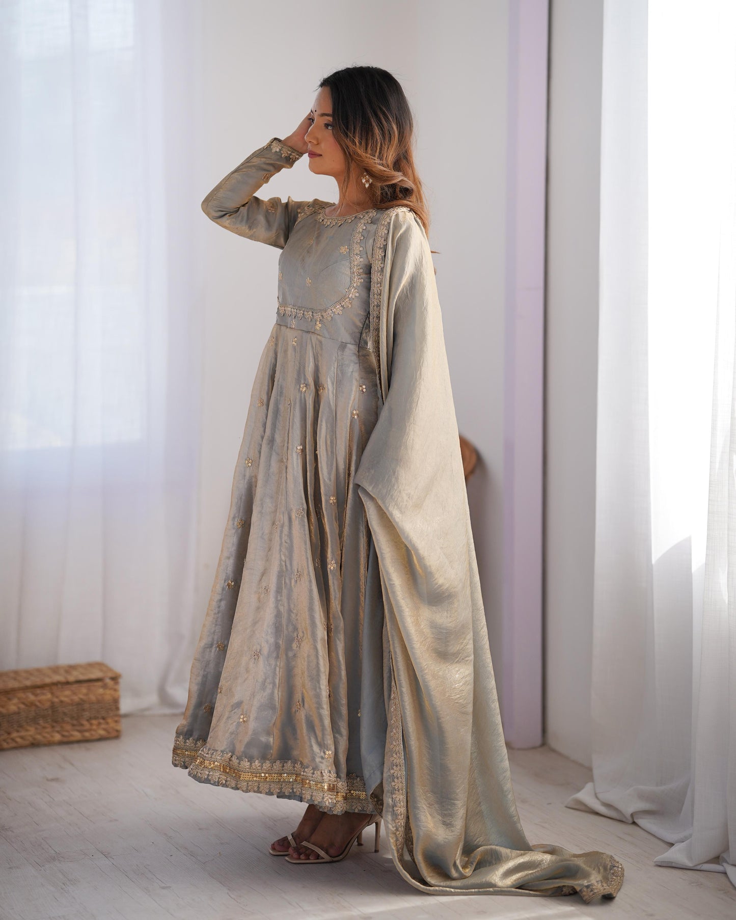 Anarkali Full Flair Readymade Indian wedding Festival partywear salwar kameez dress