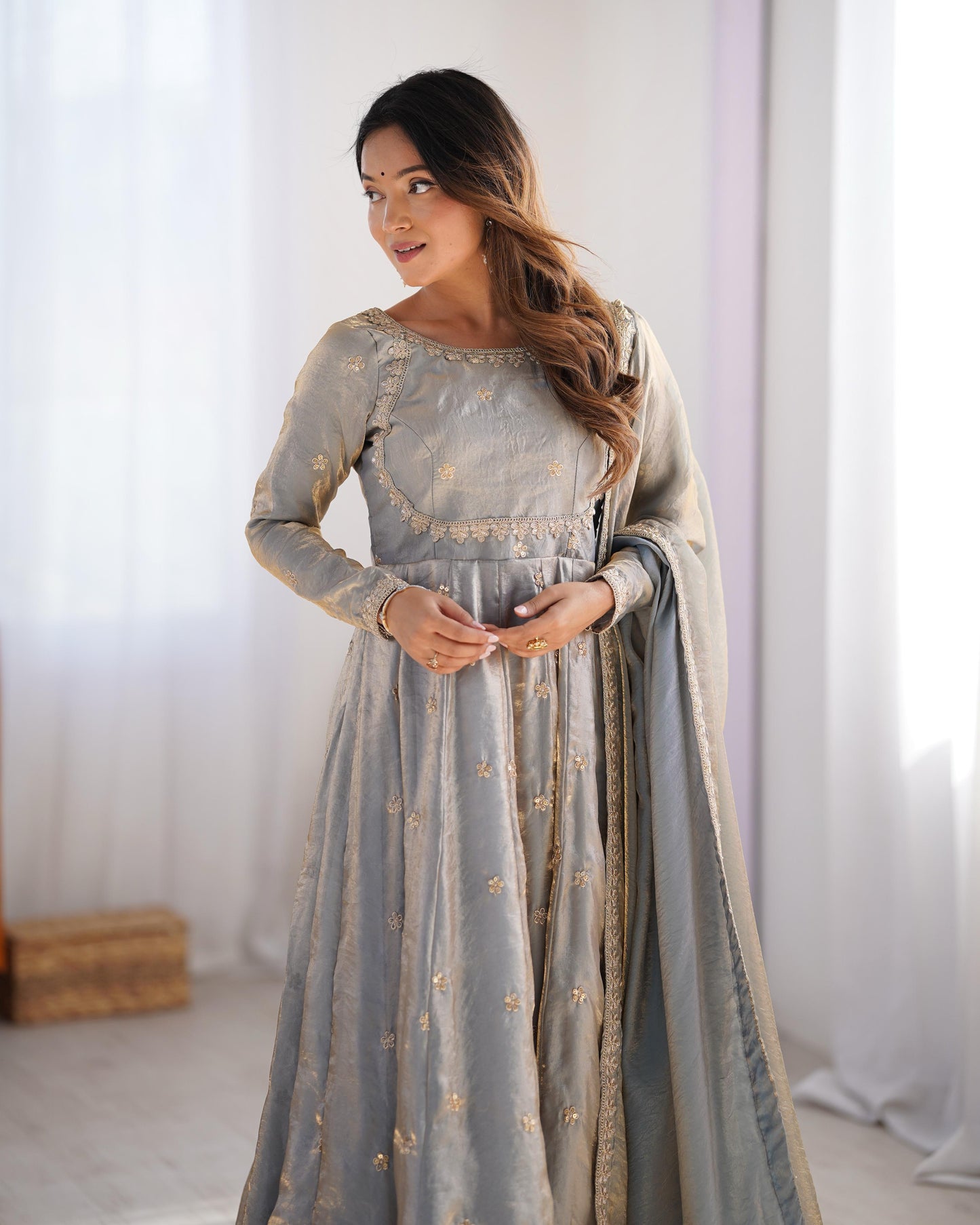 Anarkali Full Flair Readymade Indian wedding Festival partywear salwar kameez dress