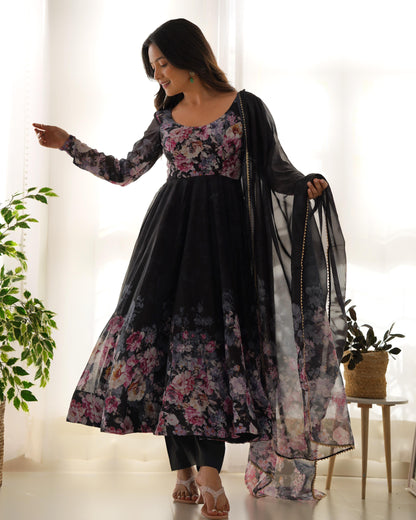 Anarkali Full Flair Readymade Indian wedding Festival partywear salwar kameez stitched dress