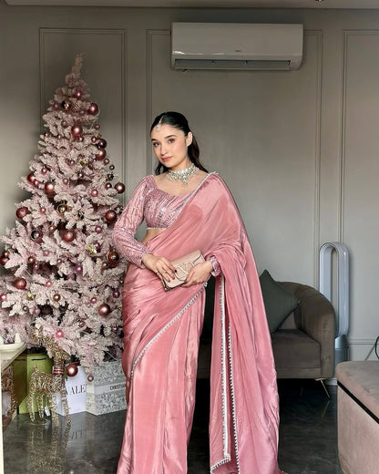 Indowestern lehenga saree Indian wedding Festival partywear saree