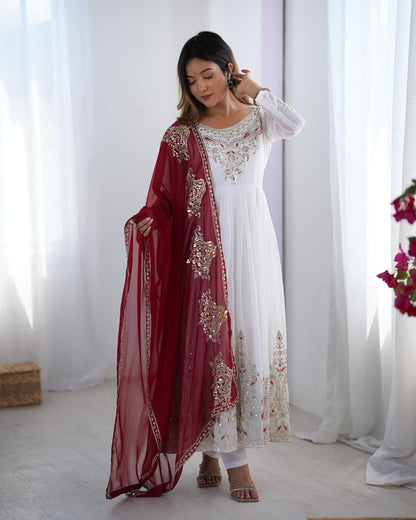 Anarkali Full Flair Readymade Indian salwar kameez dress