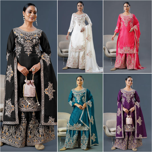 Readymade Palazzo Suit Set Salwar Kameez