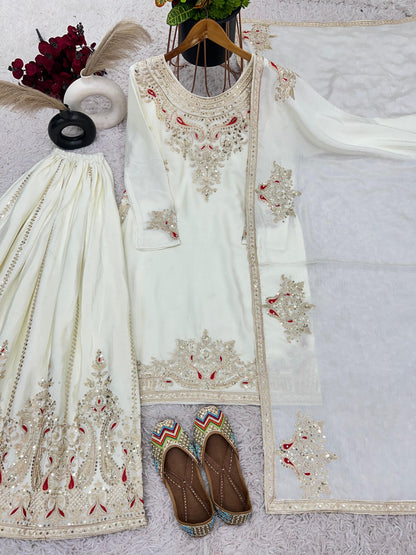 Readymade Palazzo Suit Set Salwar Kameez