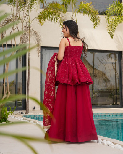 Anarkali Full Flair Readymade Salwar Kameez