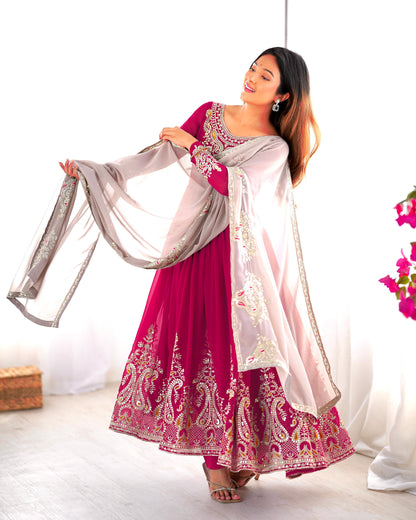 Anarkali Full Flair Readymade Indian salwar kameez dress