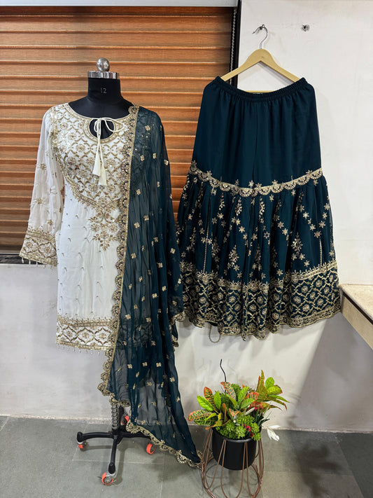 Readymade Sharara Suit salwar kameez dress