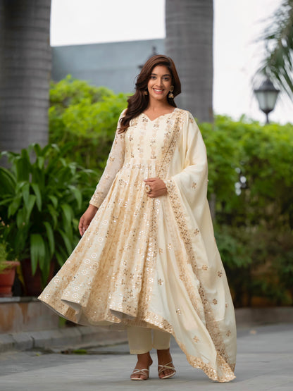 Anarkali Full Flair Readymade Indian wedding salwar kameez