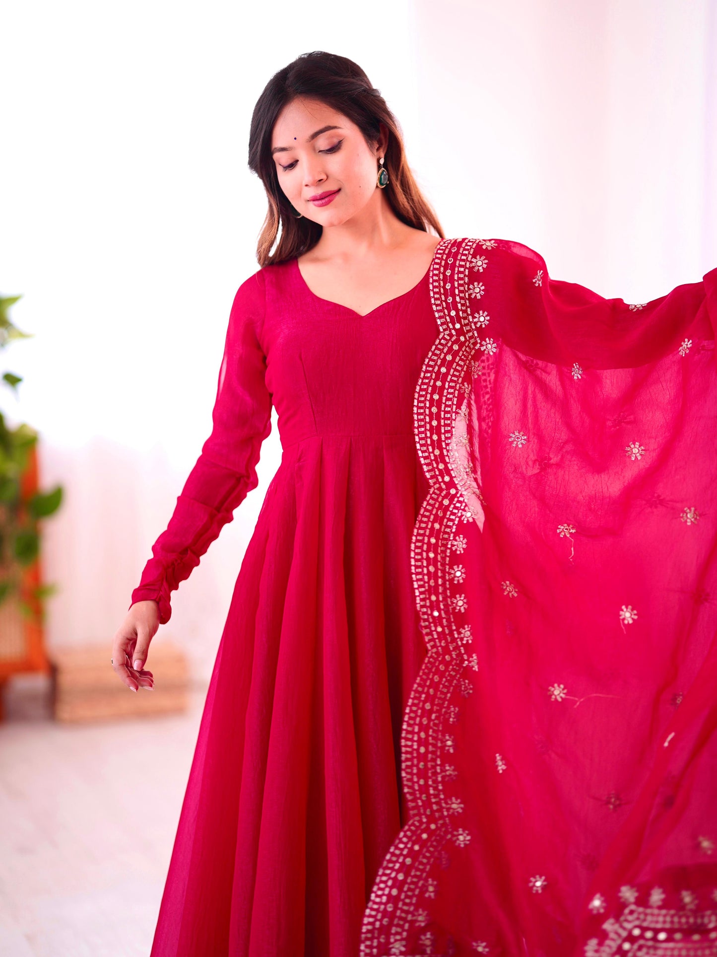 Anarkali Full Flair Readymade Salwar Kameez