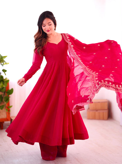 Anarkali Full Flair Readymade Salwar Kameez
