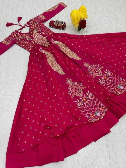 Festival Special Embroidered Shrug Style Lehenga Choli
