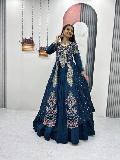 Festival Special Embroidered Shrug Style Lehenga Choli