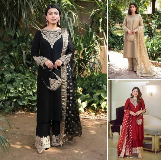 Pakistani eid salwar kameez readymade wedding dress
