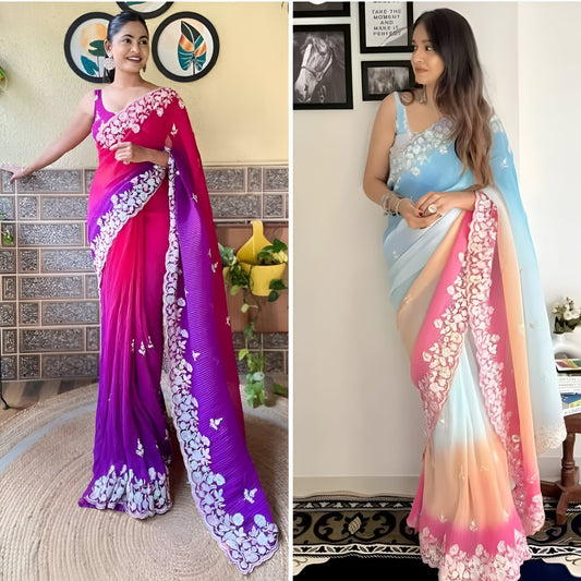 Bollywood Designer wedding partywear Readymade saree